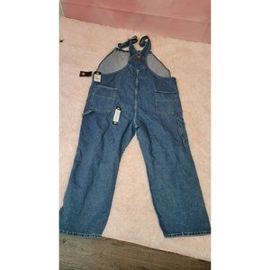 NWTDickies Men's Size 50 x 30  Dark Denim Carpenter Indigo Bibbed Overalls